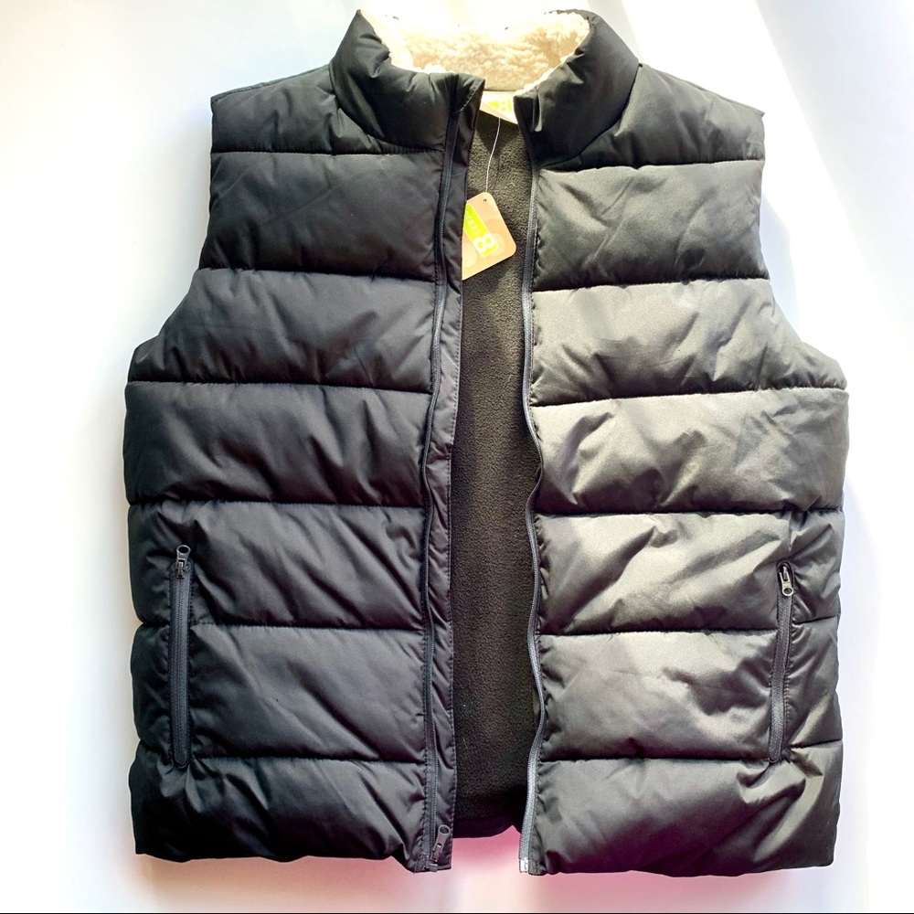 NWT Crazy 8 Kids Lined Vest Size L 10/12